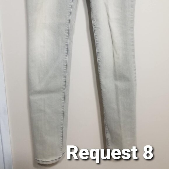 REQUEST Jean Grey Denim Skinny Size 8 Casual - Picture 2 of 6